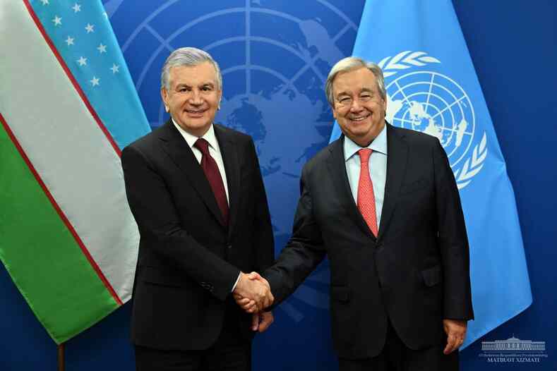 Встреча Президента Узбекистана с Генсекретарем ООН