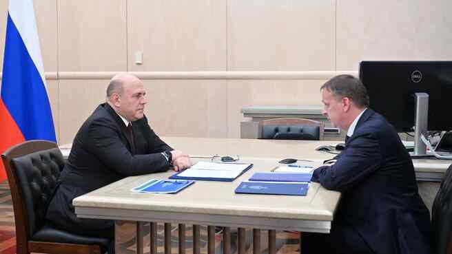 Встреча премьер-министра РФ с главой Росводресурсов